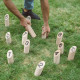Jeu De Quilles Nordiques En Bois Compact Pour Enfants Et Adultes Jeu d'Adresse Et De Précision Idéal en Extérieur - Dès 6 Ans