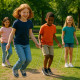 Corde À Sauter 2.10 M Solide Et Légère Avec Poignées En Bois Naturel Pour Enfants Et Adultes Couleurs Aleatoires