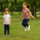 Corde À Sauter 2.10 M Solide Et Légère Avec Poignées En Bois Naturel Pour Enfants Et Adultes Couleurs Aleatoires