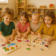 Pack De 4 Puzzles En Bois Jouet Éducatif Et Montessori Enfants Animaux, Zoo, Marin Et Dinosaures - Dès 2 Ans