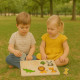 Pack De 4 Puzzles En Bois Jouet Éducatif Et Montessori Enfants Animaux, Zoo, Marin Et Dinosaures - Dès 2 Ans