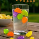 Glaçons réutilisables en forme de fruits – Lot de 20 pour boissons fraîches sans eau ajoutée