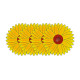 Stickers anti-mouches motif tournesol – Pack de 4, usage intérieur, non toxique