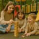 Jeu de la Tour Infernale En Bois Format Voyage 12 Cm Jeu d'Adresse À Empiler Enfants Et Adultes 36 Blocs - Dès 3 ans