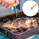 Spatule à Poisson et Fruits de Mer en Inox avec Manche Bois – 35 cm