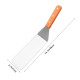 Spatule à Poisson et Fruits de Mer en Inox avec Manche Bois – 35 cm