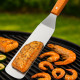 Spatule à Poisson et Fruits de Mer en Inox avec Manche Bois – 35 cm