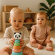 Tour À Empiler En Bois Pour Bébé Jouet Montessori et d'Eveil pour Motricité Fine Avec Modèle Animal Aléatoire - Dès 1 an