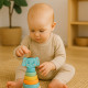 Tour À Empiler En Bois Pour Bébé Jouet Montessori et d'Eveil pour Motricité Fine Avec Modèle Animal Aléatoire - Dès 1 an