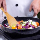 Lot d'Ustensiles de Cuisine en Bambou avec Pot
