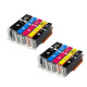 Pack de Cartouches 580/581 XL Compatibles pour Imprimante CANON 580/581 XL