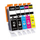 Pack de Cartouches 550/551 XL Compatibles pour Imprimante CANON 550/551 XL