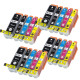 Pack de Cartouches Encre Compatibles Epson T3357 33XL Couleur Noir Cyan Magenta Jaune