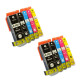 Pack de Cartouches Encre Compatibles Epson T2636 26XL Couleur Noir Cyan Magenta Jaune