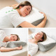 Oreiller Cervical Ergonomique 3 en 1 en Mousse Mémoire Forme avec Soutien du Cou et de la Colonne Vertébrale