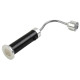 Lampe LED Barbecue avec Base Aimantée Tête Inclinable 360 Degrés Col Flexible 9 LEDs Blanches Pour Grill Camping Extérieur