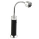 Lampe LED Barbecue avec Base Aimantée Tête Inclinable 360 Degrés Col Flexible 9 LEDs Blanches Pour Grill Camping Extérieur
