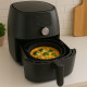 Moule Rond pour Air Fryer en Silicone Alimentaire 20 cm x 5 cm Résistant Antiadhésif et Réutilisable avec Poignées