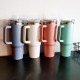 Mug Thermique Inox 1200ml avec Paille et Couvercle Étanche