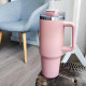 Mug Thermique Inox 1200ml avec Paille et Couvercle Étanche