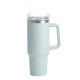 Mug Thermique Inox 1200ml avec Paille et Couvercle Étanche