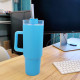 Mug Thermique 1100ml avec Paille et Poignée – Étanche et Lavable