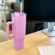Mug Thermique 1100ml avec Paille et Poignée – Étanche et Lavable