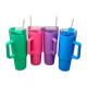Mug Thermique 1100ml avec Paille et Poignée – Étanche et Lavable
