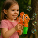 Pistolet à Bulles Poisson Clown Orange en Plastique avec 2 Recharges Idéal pour Enfants Jeu d'Extérieur Bubble Gun