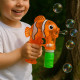 Pistolet à Bulles Poisson Clown Orange en Plastique avec 2 Recharges Idéal pour Enfants Jeu d'Extérieur Bubble Gun