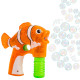Pistolet à Bulles Poisson Clown Orange en Plastique avec 2 Recharges Idéal pour Enfants Jeu d'Extérieur Bubble Gun