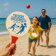 Set de 2 Raquettes de Plage avec 2 Balles Jeu Estival en Bois Léger Idéal pour Enfants et Adultes Activités
