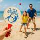 Set de 2 Raquettes de Plage avec 2 Balles Jeu Estival en Bois Léger Idéal pour Enfants et Adultes Activités