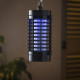 Lampe Anti Moustique 2 LED UV Électrique et Silencieuse pour Intérieur avec Rayon d'Action 40 m²