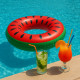 Bouée Gonflable Géante Forme Pastèque 80 cm Mulitcolore pour Enfants et Adultes Piscine ou Plage