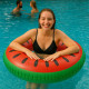 Bouée Gonflable Géante Forme Pastèque 80 cm Mulitcolore pour Enfants et Adultes Piscine ou Plage