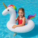 Bouée Gonflable Géante Forme Licorne 120 cm Mulitcolore pour Enfants et Adultes Piscine ou Plage