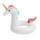 Bouée Gonflable Géante Forme Licorne 120 cm Mulitcolore pour Enfants et Adultes Piscine ou Plage
