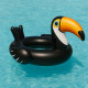 Bouée Gonflable Géante Forme Toucan 128 cm Mulitcolore avec Poignées pour Enfants et Adultes Piscine ou Plage