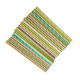 Pailles en papier rayées multicolores – Lot de 50 – 20 cm – Fête, anniversaire, cocktail