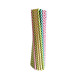 Pailles en papier rayées multicolores – Lot de 50 – 20 cm – Fête, anniversaire, cocktail