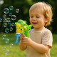 Pistolet à Bulles Dauphin en Plastique avec 2 Recharges Idéal pour Enfants Jeu d'Extérieur Bubble Gun