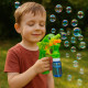 Pistolet à Bulles Dauphin en Plastique avec 2 Recharges Idéal pour Enfants Jeu d'Extérieur Bubble Gun