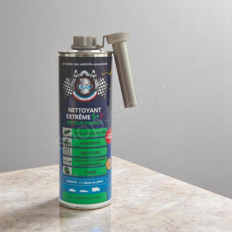 ERC Nettoyage Extrême 5+1 Essence 500 ml - Additif Nettoyant & Lubrifiant pour Moteur