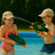 Pistolet à Eau Enfant Modèle Militaire Longueur 30 cm Kaki Noir et Orange pour Jeux de Plein Air et Batailles Aquatiques