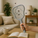 Raquette Anti-Moustique Électrique Compacte 30 cm – Haute Tension, Design Moderne