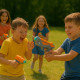 Pistolet à Eau Enfant Modèle Galactique Longueur 22 cm Gris Orange et Vert pour Jeux de Plein Air et Batailles Aquatiques