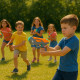 Pistolet à Eau Enfant Modèle Galactique Longueur 22 cm Gris Orange et Vert pour Jeux de Plein Air et Batailles Aquatiques