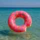 Bouée Gonflable Géante Forme Donut 105 cm Mulitcolore pour Enfants et Adultes Piscine ou Plage