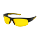 Lunettes de Soleil Sport Rectangle à Verres Teintés Jaunes Marque Juyar avec Branches Ajustés